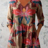Harmony | Blouse longue avec décolleté en V