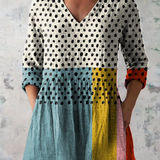 Elowen | Blouse longue avec décolleté en V