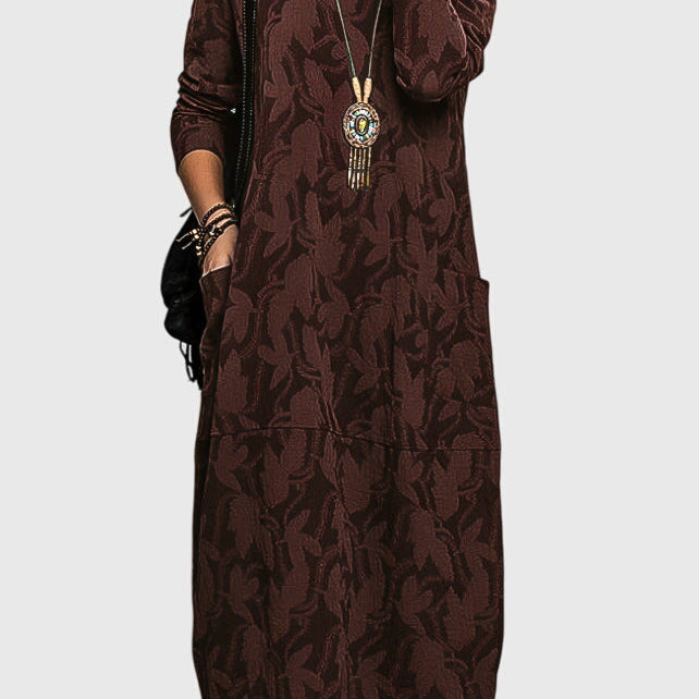 Victoria | Robe Décontractée à Col Rond