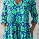 Beatrix | Blouse longue avec décolleté en V