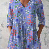 Aileen | Blouse longue avec décolleté en V