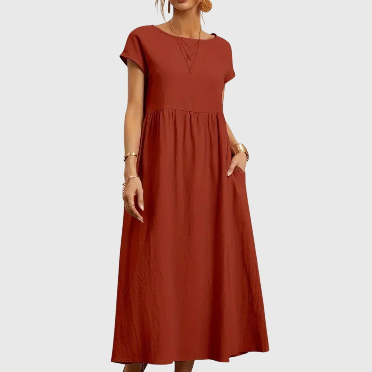 Giselle | Robe Décontractée avec Poches