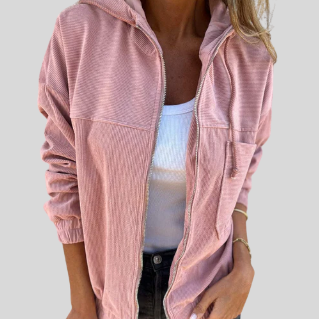 Delphine | Gilet zippé doux
