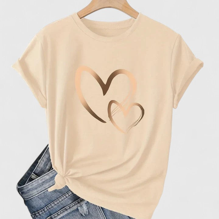 Clara | T Shirt Confortable à Manches Courtes