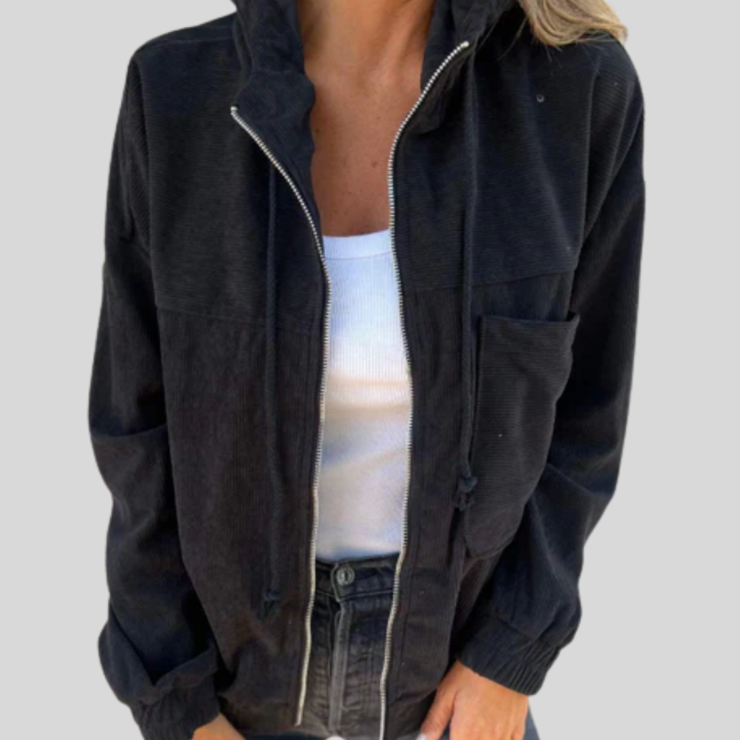 Delphine | Gilet zippé doux