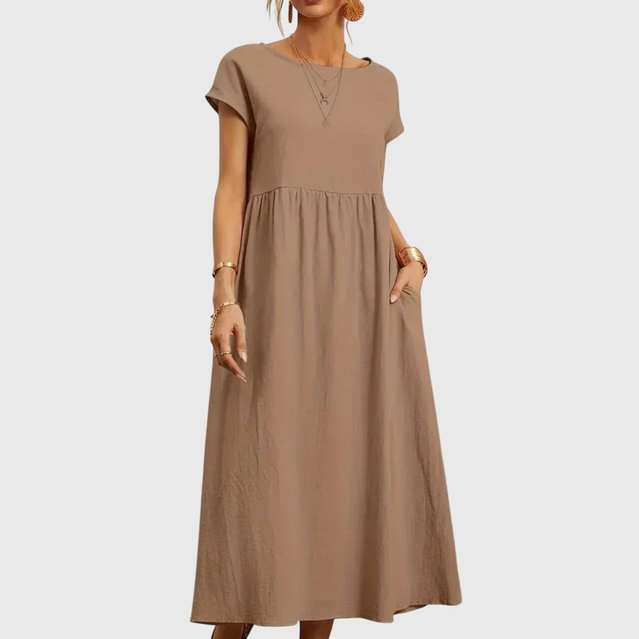 Giselle | Robe Décontractée avec Poches