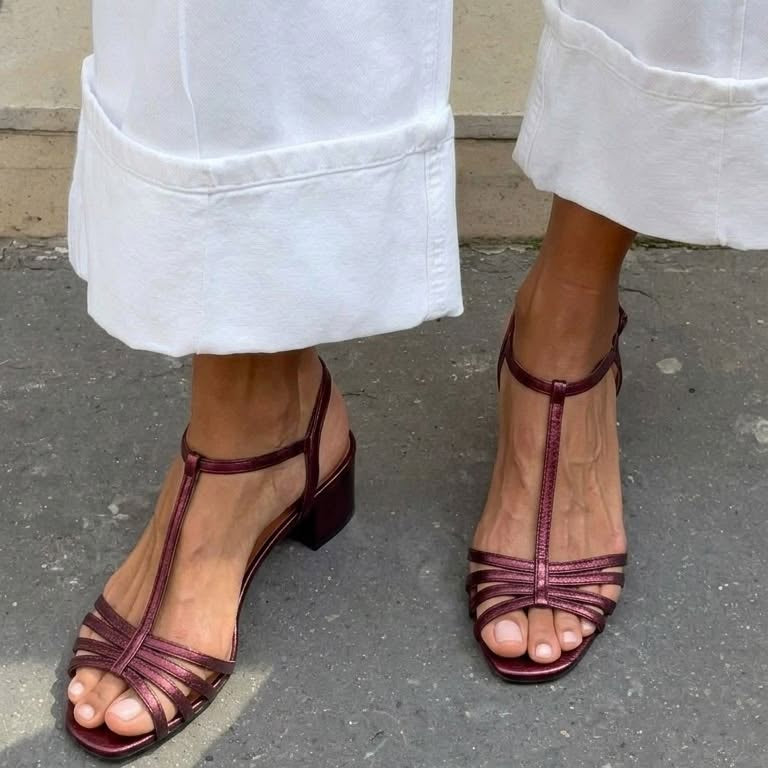 Allegra | Sandales Dorées Élégance Quotidienne