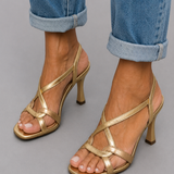 SANDALLES DORÉES ELISABETTA CHARME D'ÉTÉ