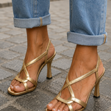 SANDALLES DORÉES ELISABETTA CHARME D'ÉTÉ