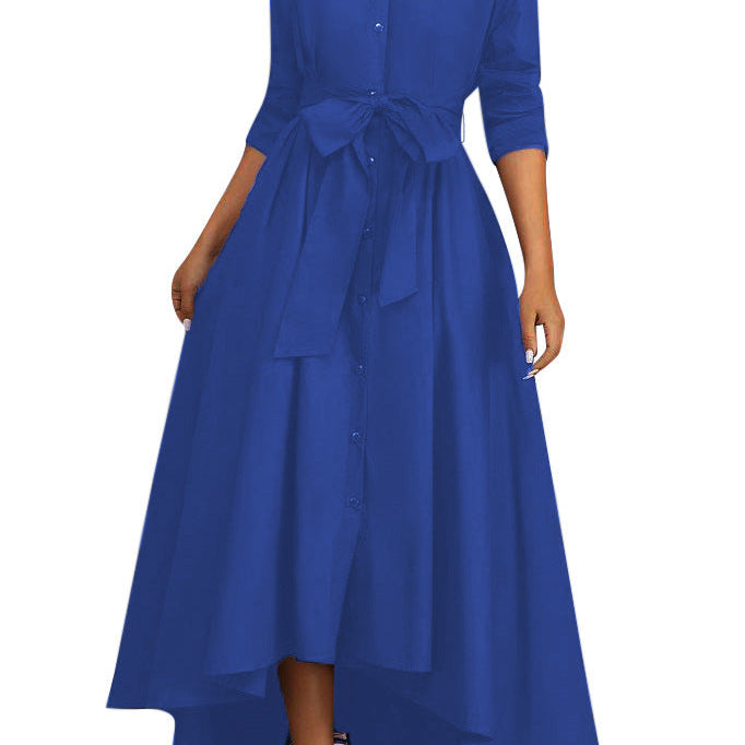 Martine | Robe Maxi Boutonnée Parfaite pour les Fêtes