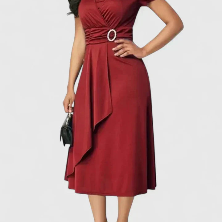 Zhyrelle | Robe Midi Élégante