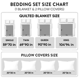 Set di Biancheria da Letto 3 Pezzi Bright Meadows