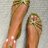 SANDALLES DORÉES GINEVRA ÉLÉGANCE D'ÉTÉ