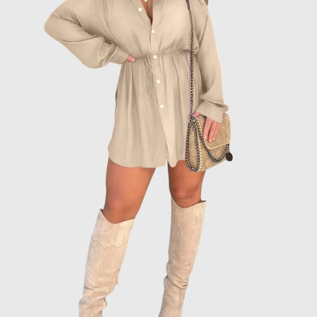 Sylvie | Robe Salopette Élégante
